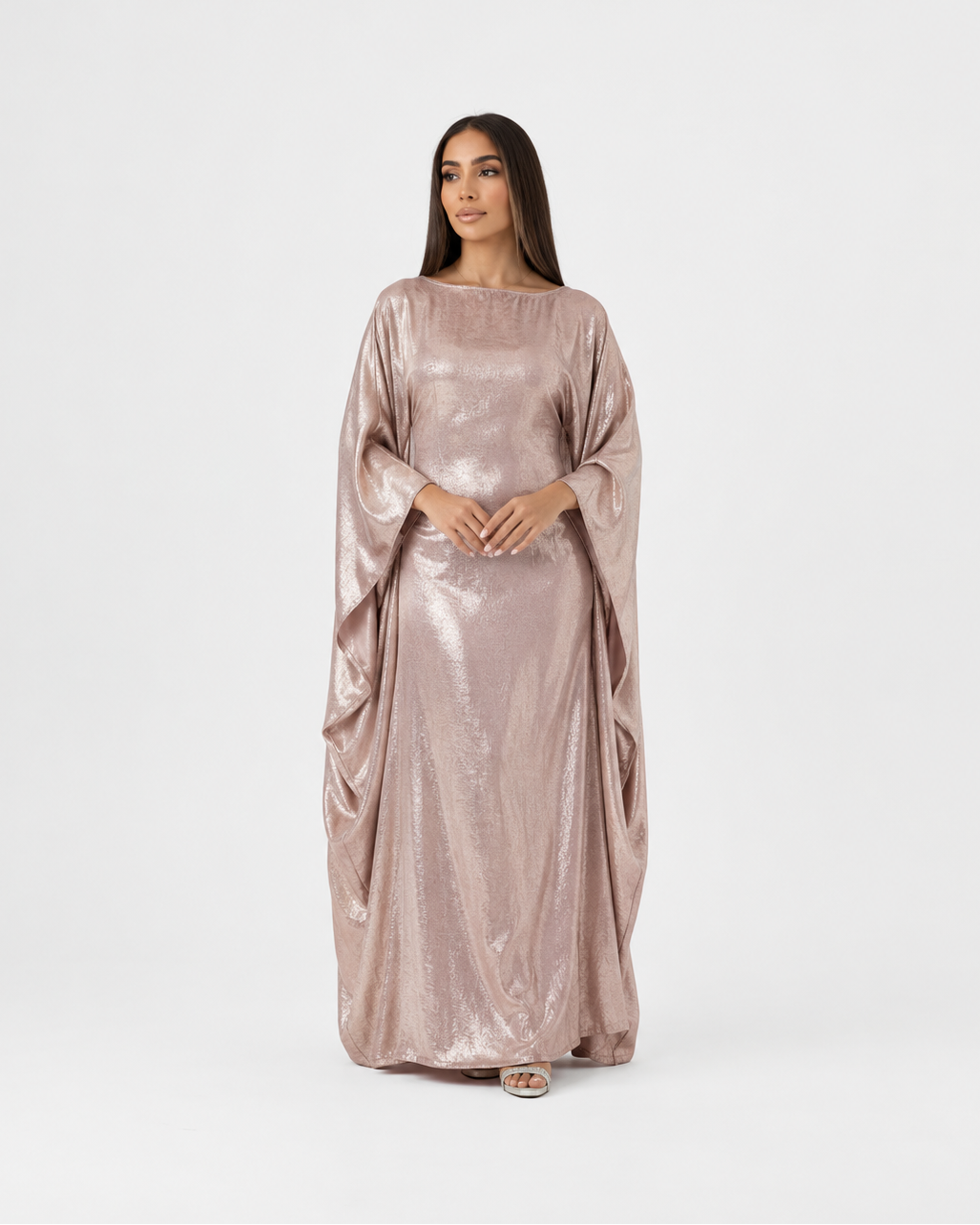 Suhayla Shimmer Batwing Kaftan Dress JILBAYA