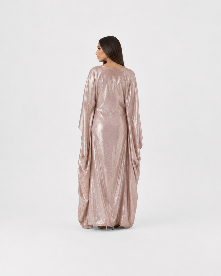 Suhayla Shimmer Batwing Kaftan Dress JILBAYA