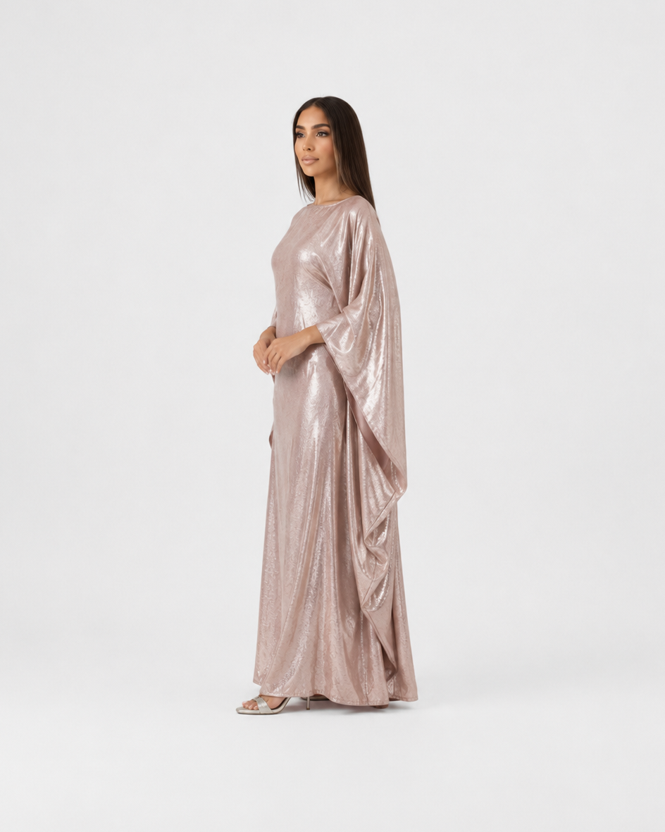 Suhayla Shimmer Batwing Kaftan Dress JILBAYA