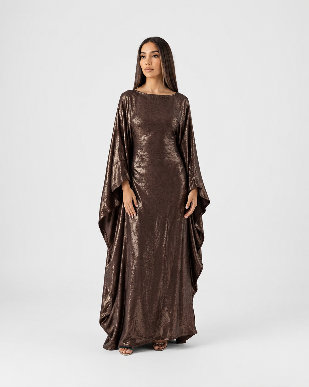 Suhayla Shimmer Batwing Kaftan Dress JILBAYA