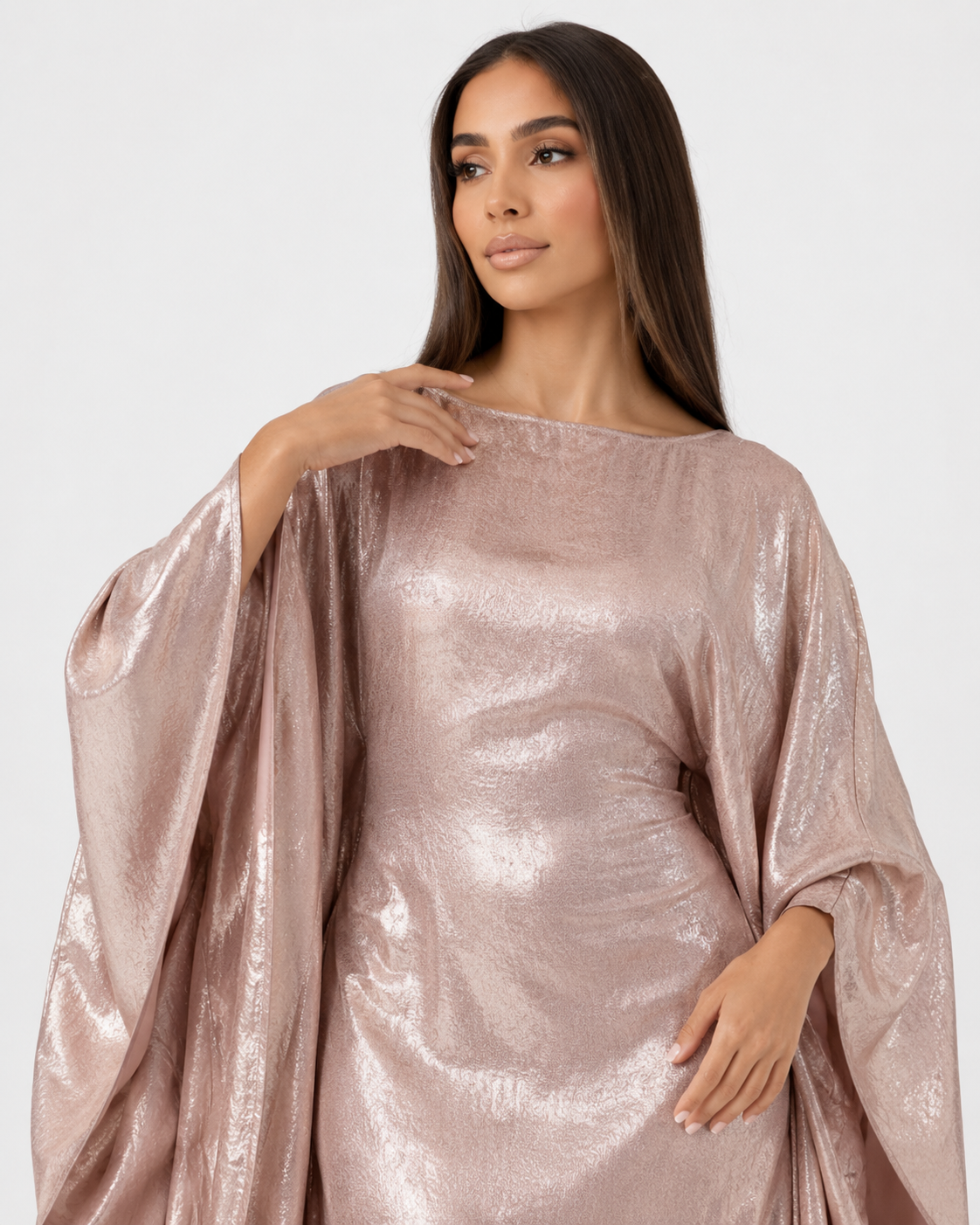 Suhayla Shimmer Batwing Kaftan Dress JILBAYA