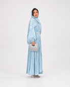 Amira Pearl Draped Abaya Set with Hijab JILBAYA