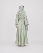 Amira Pearl Draped Abaya Set with Hijab JILBAYA