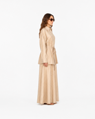 Noura Belted Shirt Co-Ord Set JILBAYA