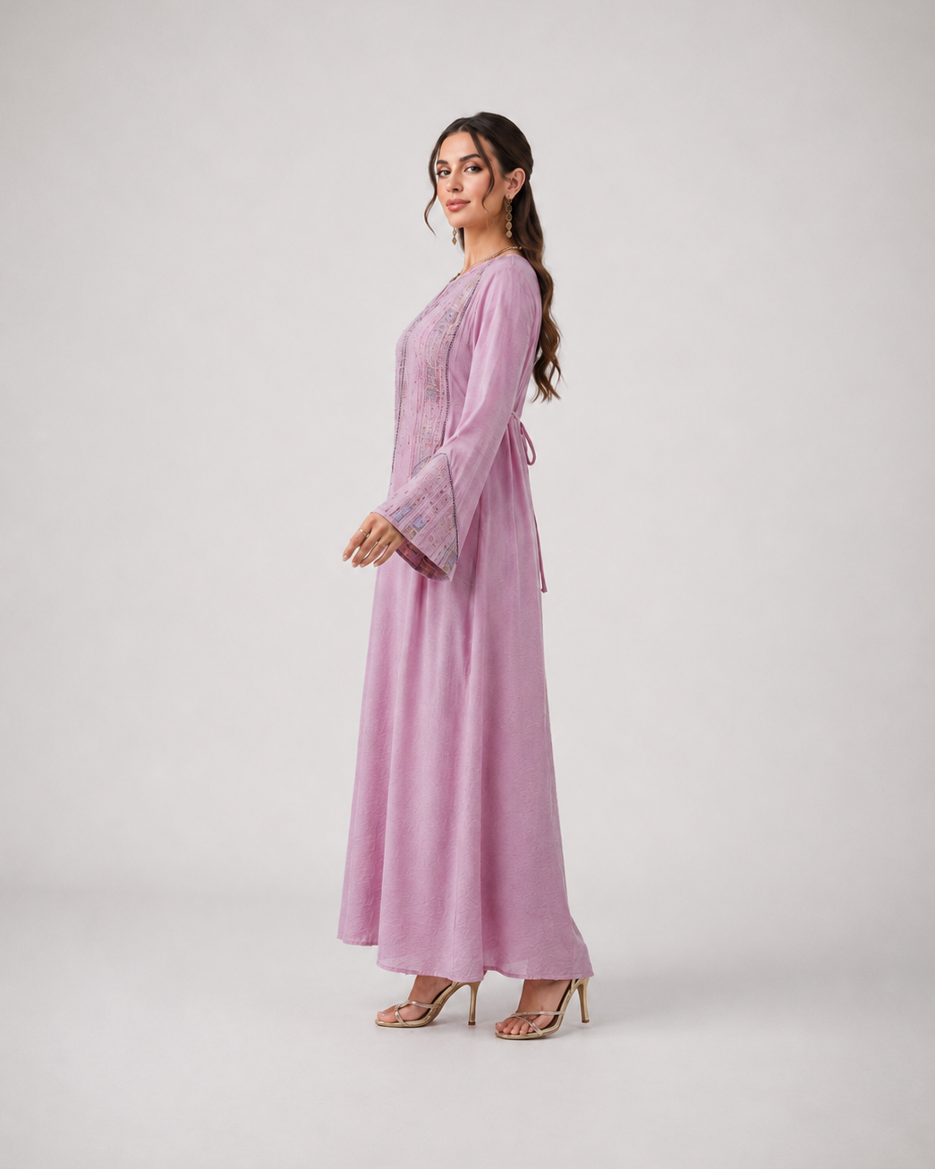 Lina Embroidered Kaftan Dress JILBAYA