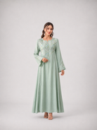 Lina Embroidered Kaftan Dress JILBAYA