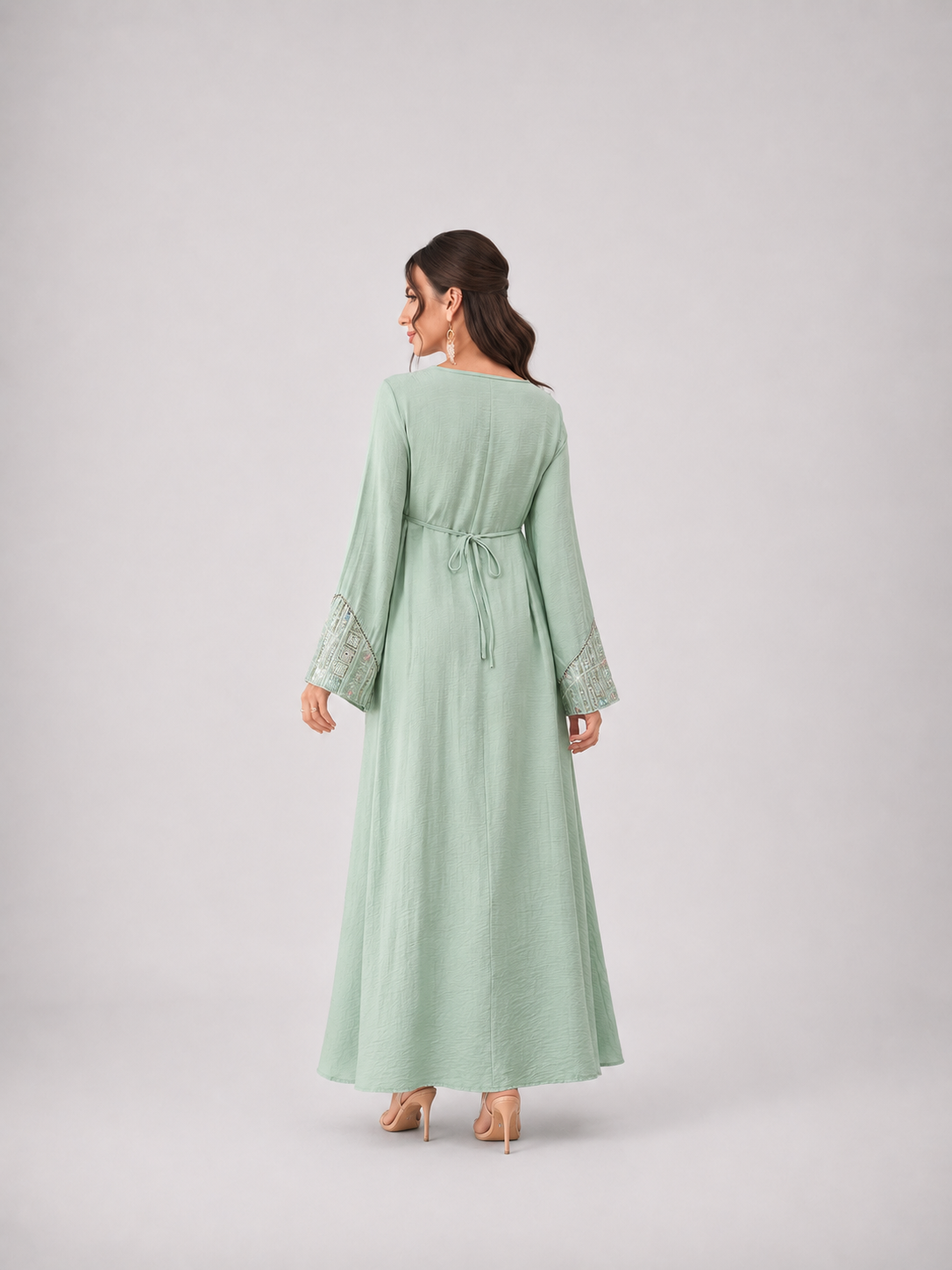 Lina Embroidered Kaftan Dress JILBAYA