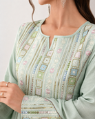 Lina Embroidered Kaftan Dress JILBAYA