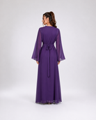 Layali Crystal Open Abaya Set JILBAYA