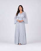 Yasmin Crystal Open Abaya Set JILBAYA