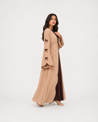 Amara Bow Detail Open Abaya JILBAYA