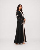 Amara Bow Detail Open Abaya JILBAYA
