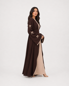 Amara Bow Detail Open Abaya JILBAYA