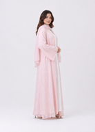 Elara Rose Open Abaya with Matching Scarf JILBAYA