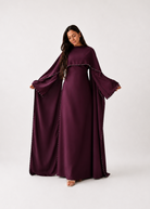 Mireya Pearl Trim Batwing Abaya JILBAYA