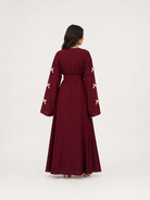 Amara Bow Detail Open Abaya JILBAYA