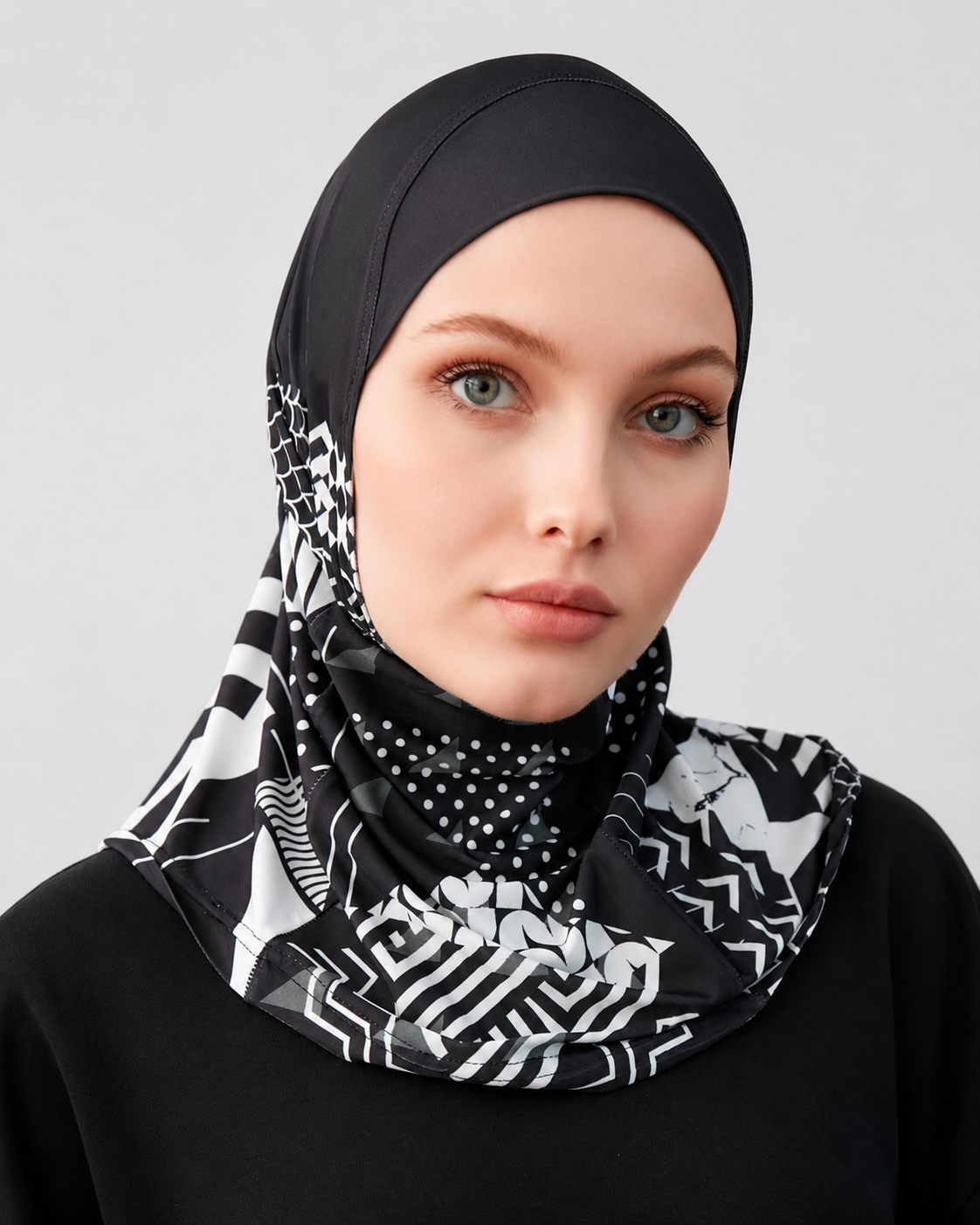 Axis Print Sports Hijab JILBAYA