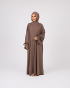 Abaya with Drawstring Cuffs JILBAYA
