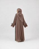 Abaya with Drawstring Cuffs JILBAYA