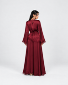 Noura Satin Lace Co-Ord Set JILBAYA