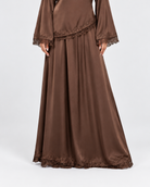 Noura Satin Lace Co-Ord Set JILBAYA