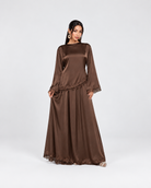 Noura Satin Lace Co-Ord Set JILBAYA