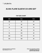 Elina Flare Sleeve Co-Ord Set JILBAYA