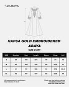 Hafsa Gold Embroidered Abaya JILBAYA