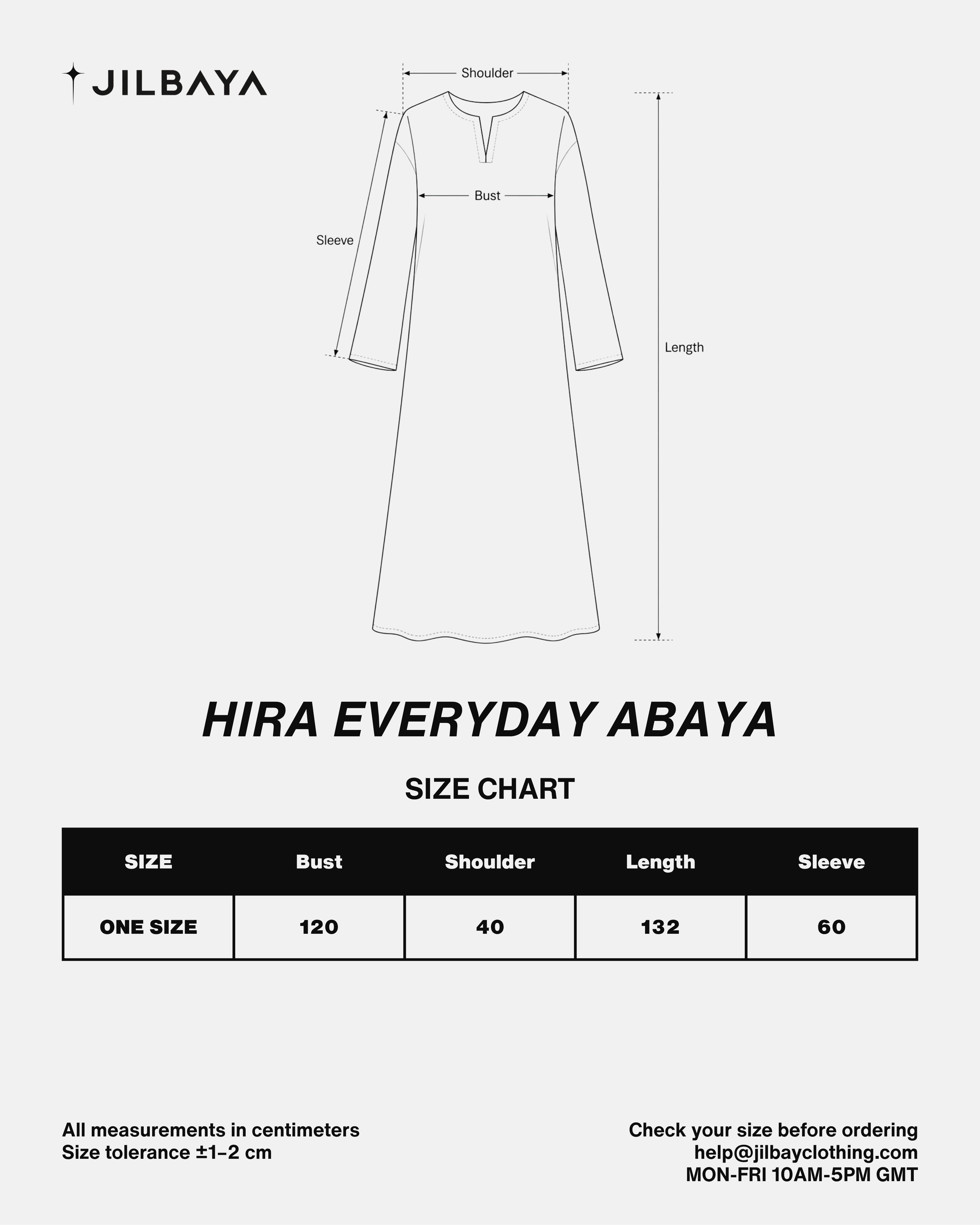Hira Everyday Abaya JILBAYA