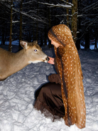 Deer Pattern Hijab JILBAYA