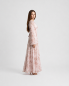 Delicate Floral Maxi Dress JILBAYA