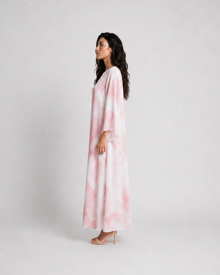 Blush Flow Maxi Dress JILBAYA