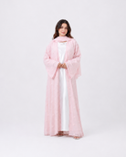 Elara Rose Open Abaya with Matching Scarf JILBAYA