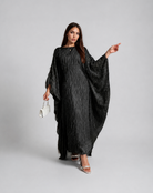 Feathered Texture Abaya JILBAYA