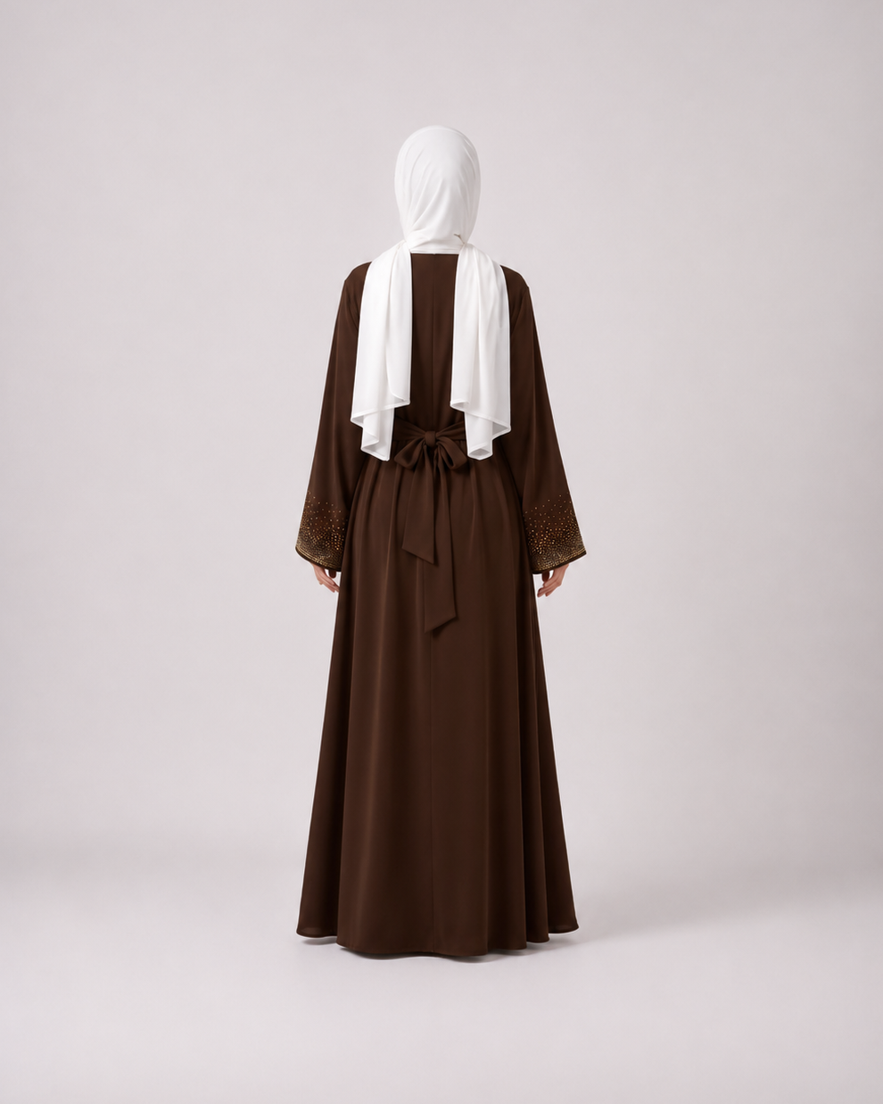 Luxe Embellished Open Abaya Set JILBAYA