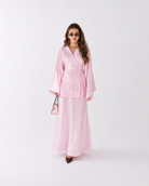 Noura Belted Shirt Co-Ord Set (Copy) JILBAYA