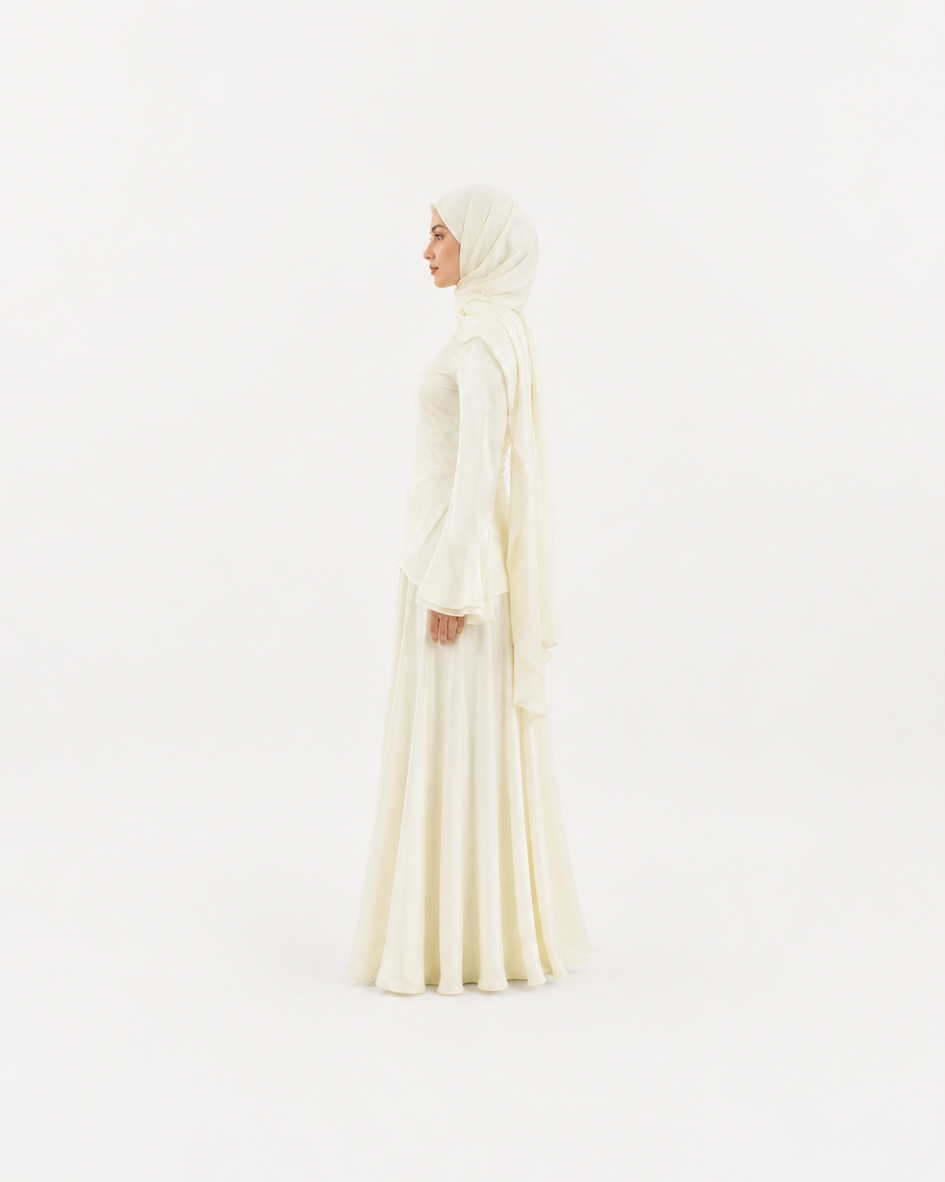 Elina Flare Sleeve Co-Ord Set JILBAYA
