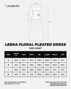 Leena Floral Pleated Dress JILBAYA