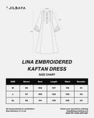 Lina Embroidered Kaftan Dress JILBAYA