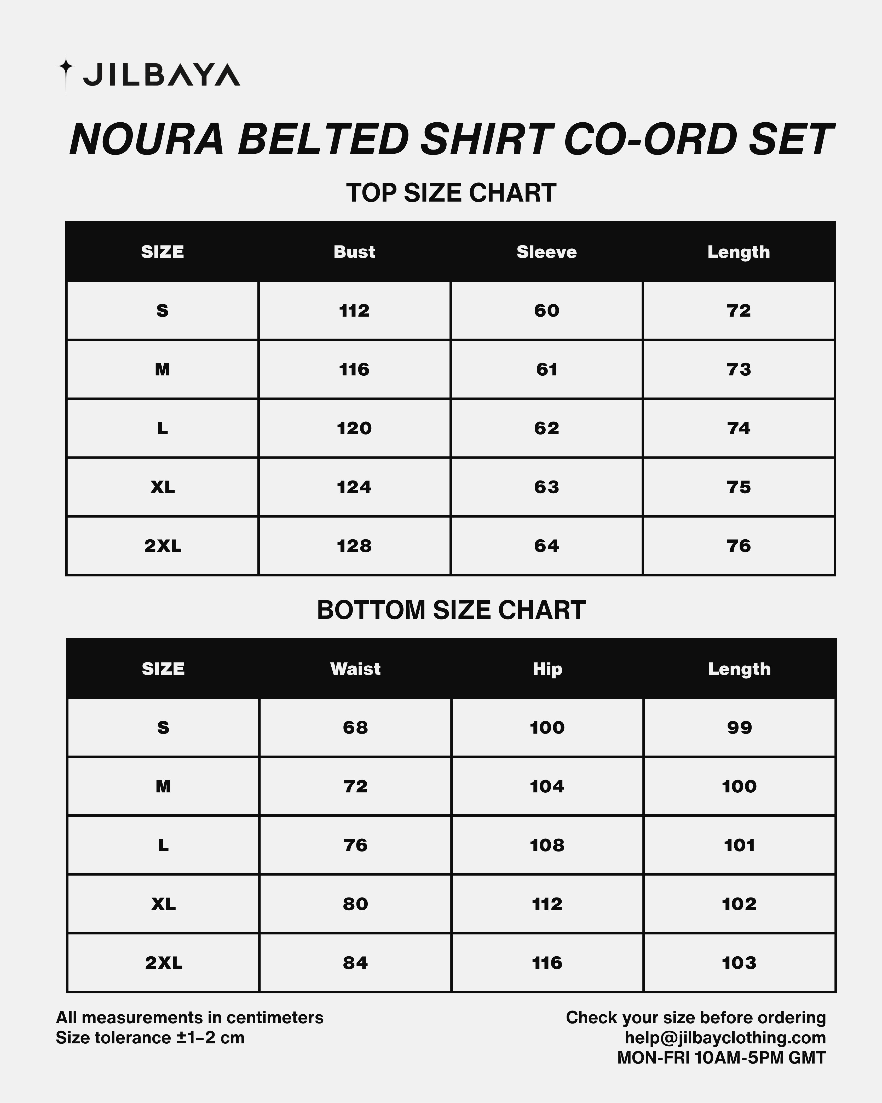 Noura Belted Shirt Co-Ord Set JILBAYA