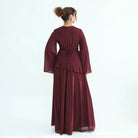 Chiffon Long Sleeve Dress Elegant Slim Fit JILBAYA