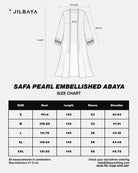 Safa Pearl Embellished Abaya with Matching Scarf JILBAYA