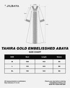 Tahira Gold Embellished Abaya JILBAYA