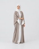 Sakina Contrast Cuff Abaya JILBAYA