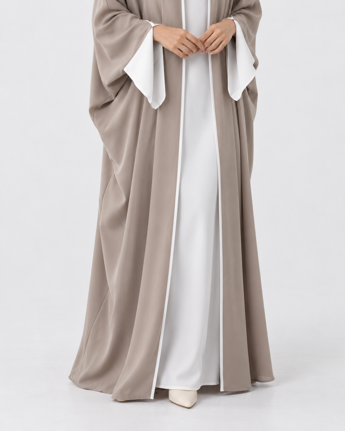 Sakina Contrast Cuff Abaya JILBAYA
