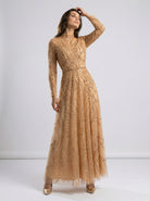 Aurelia Hand-Embellished Tulle Gown JILBAYA