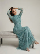Aurelia Hand-Embellished Tulle Gown JILBAYA