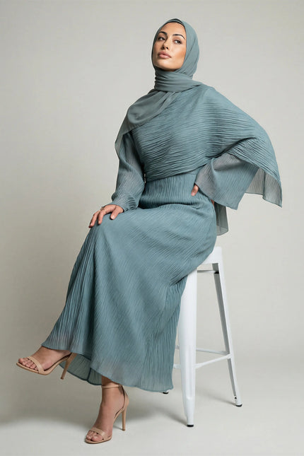 Draped Bell Sleeve Abaya JILBAYA