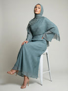 Draped Bell Sleeve Abaya JILBAYA