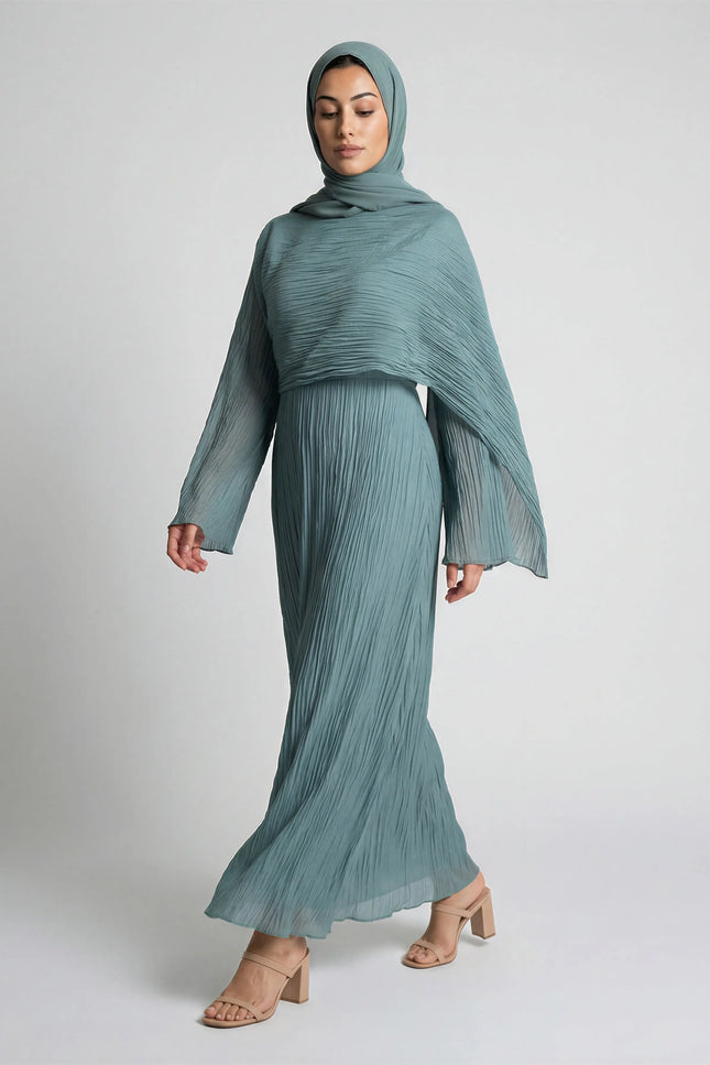 Draped Bell Sleeve Abaya JILBAYA